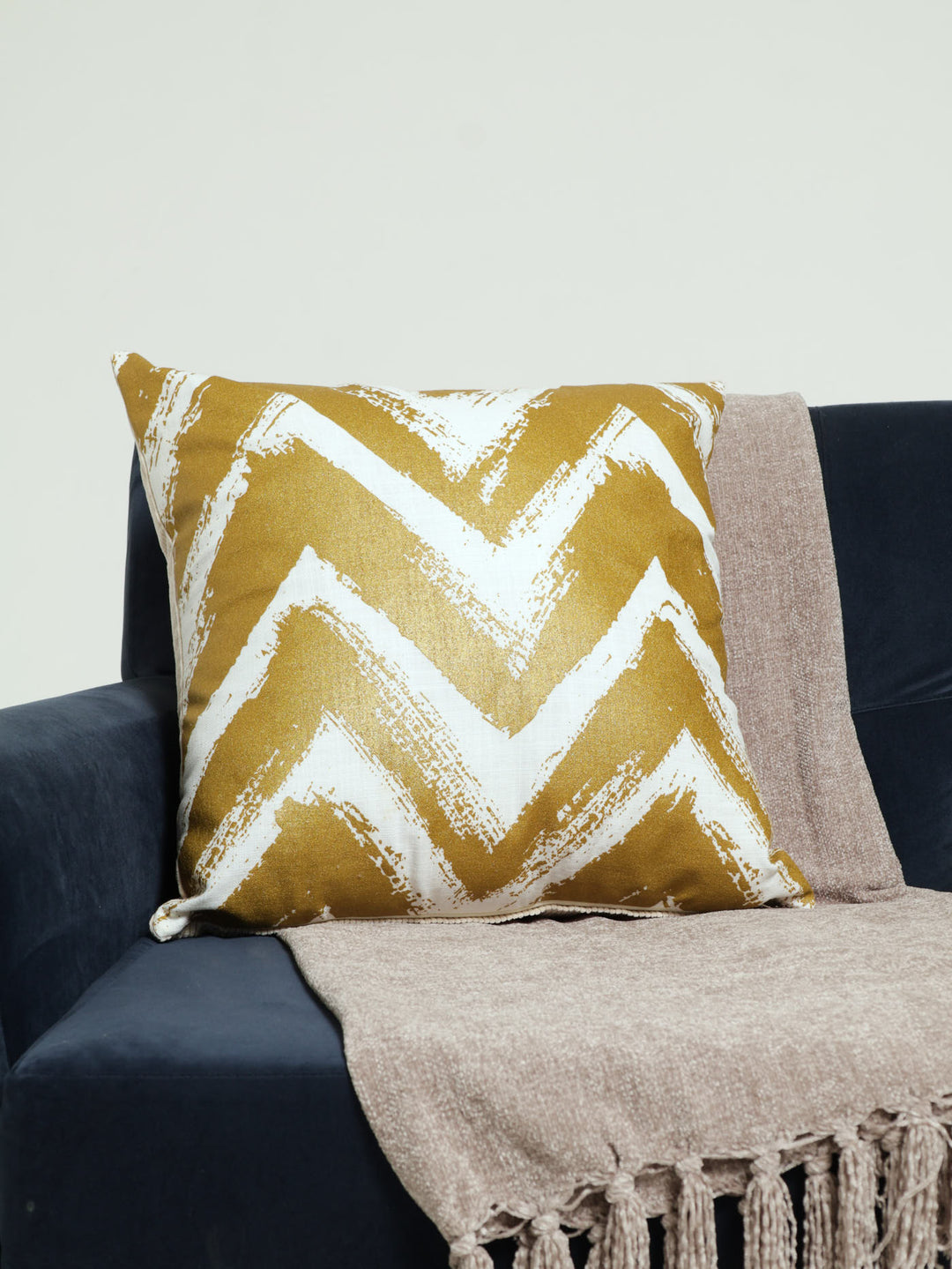 Chevron Gold Foil Scatter Cushion