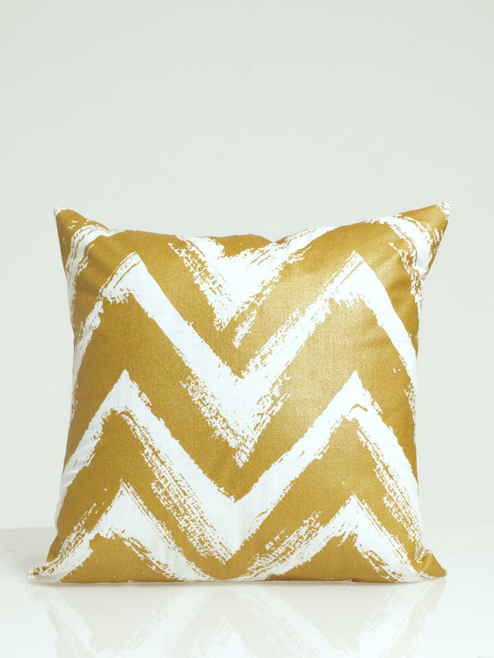 Chevron Gold Foil Scatter Cushion