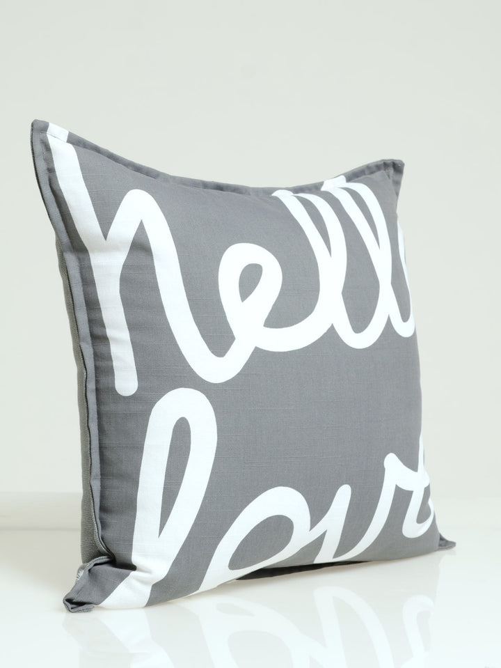 Hello Love Scatter Cushion - Grey