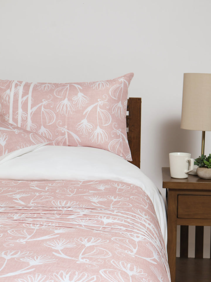 Cashmere Floral Pleated Duvet