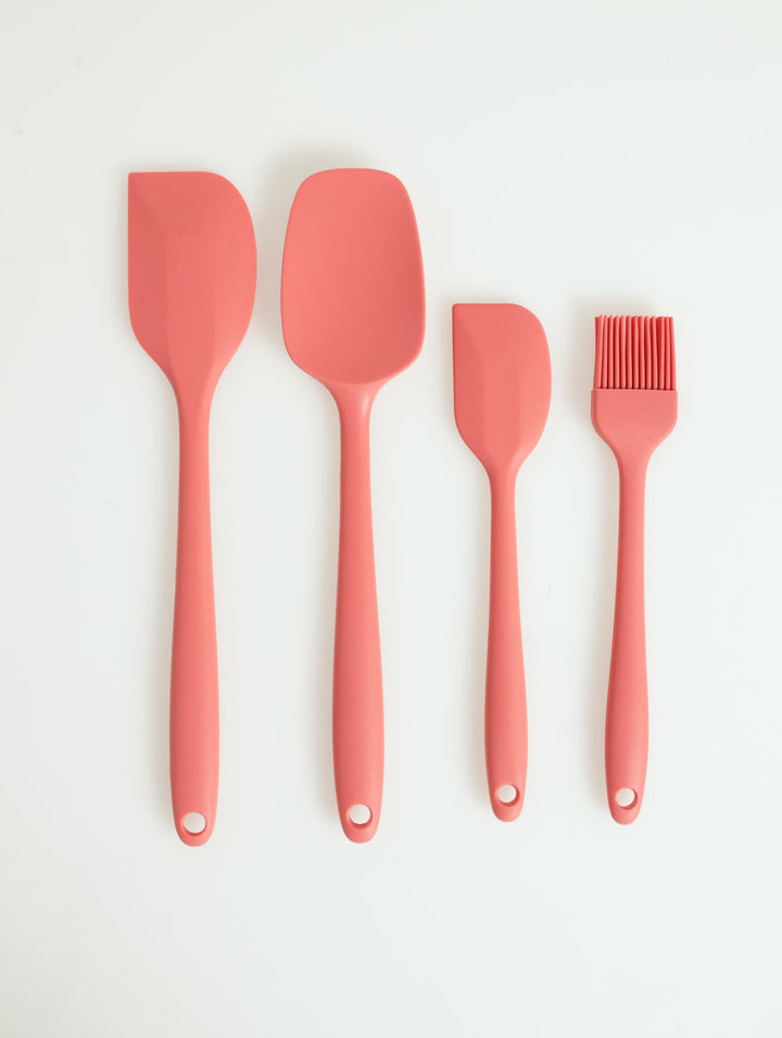 Silicone Kitchen Tools Set - 4 Piece