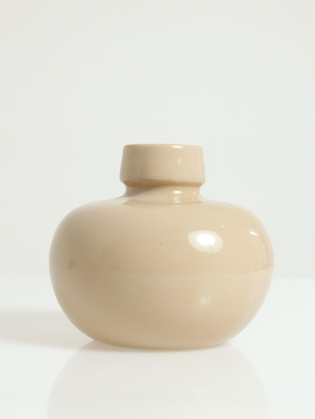 17.5cm Ceramic Crackle Vase