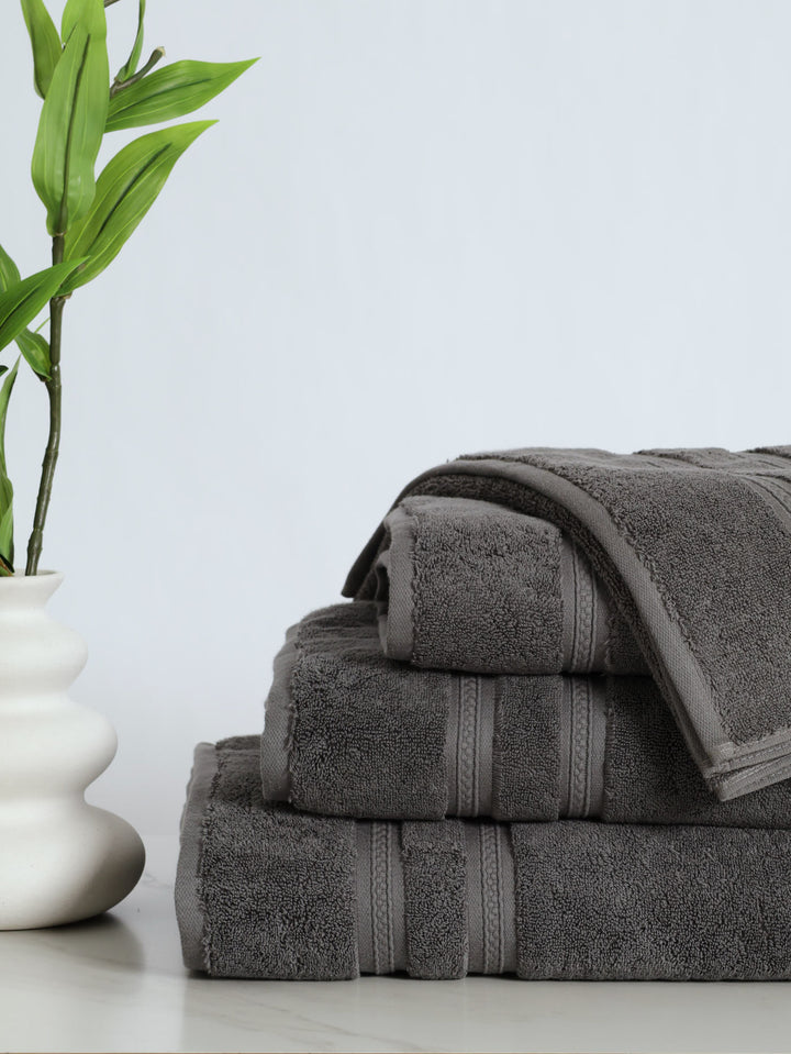 710GSM Premium Bath Towels - Charcoal