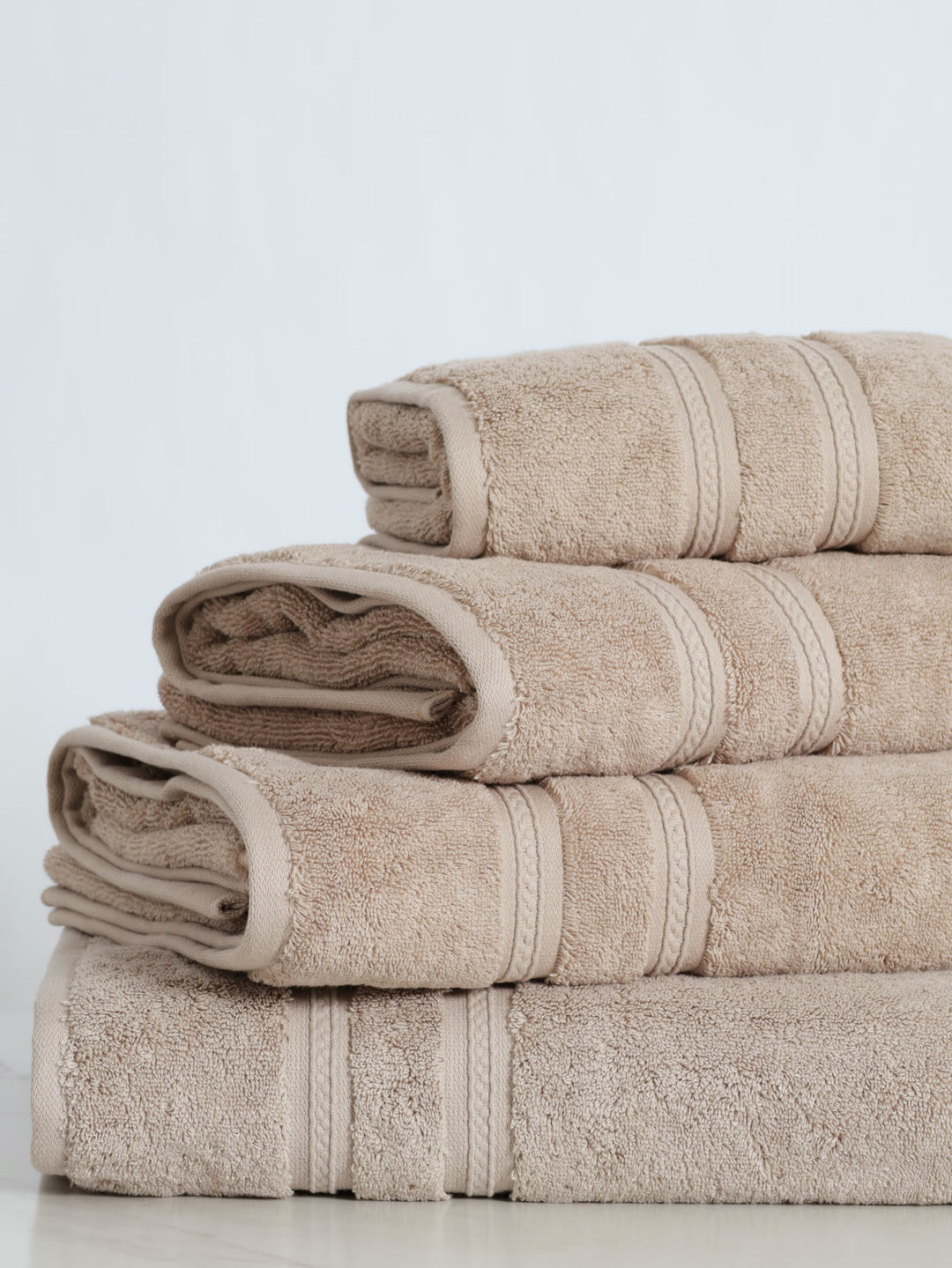 710GSM Premium Bath Towels - Stone