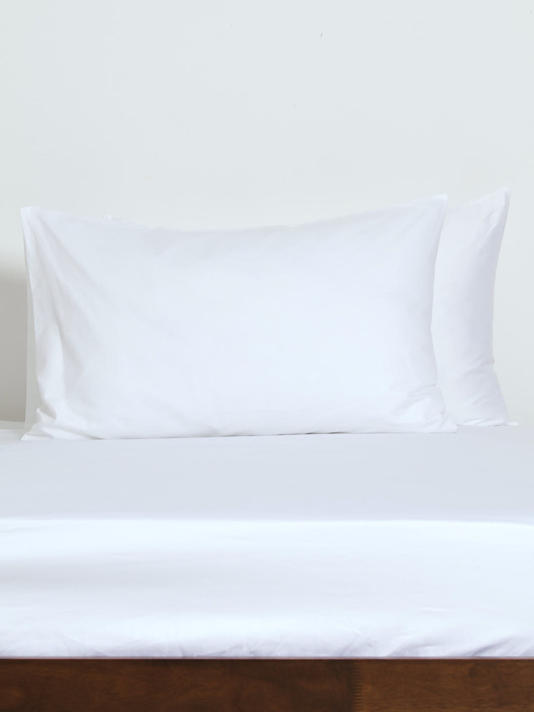 2 Pack 100% Cotton Percale Pillowcases - 400TC