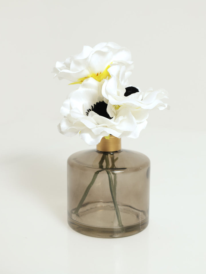 Anemone Stem & Glass Vase