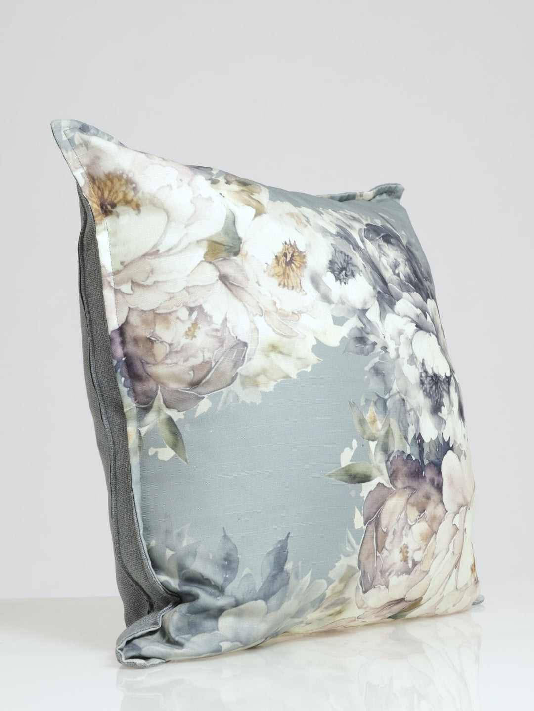 Peony Princess Scatter Cushion 55 X 55 cm - Black/Charcoal