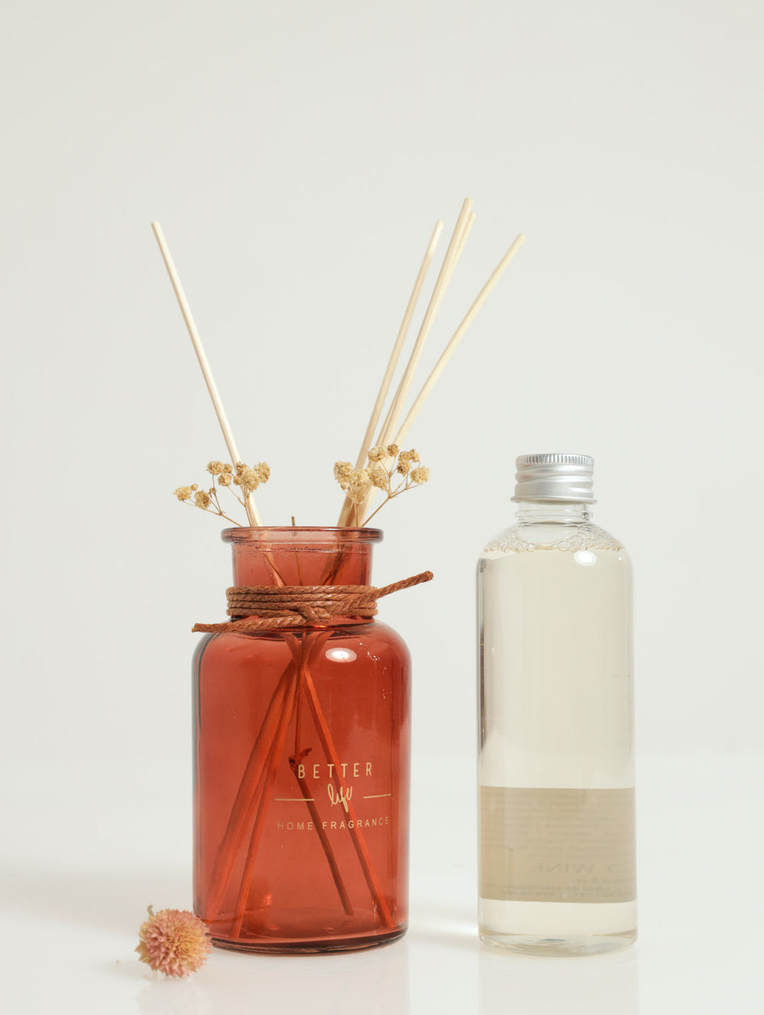 DRIED FLOWER GLASS DIFFUSER GIFT SET