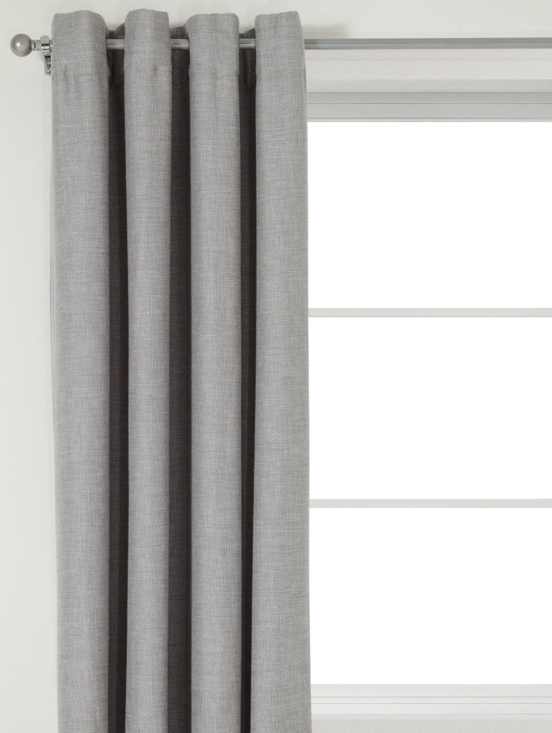 Seville Textured Lined Curtain - Eyelet