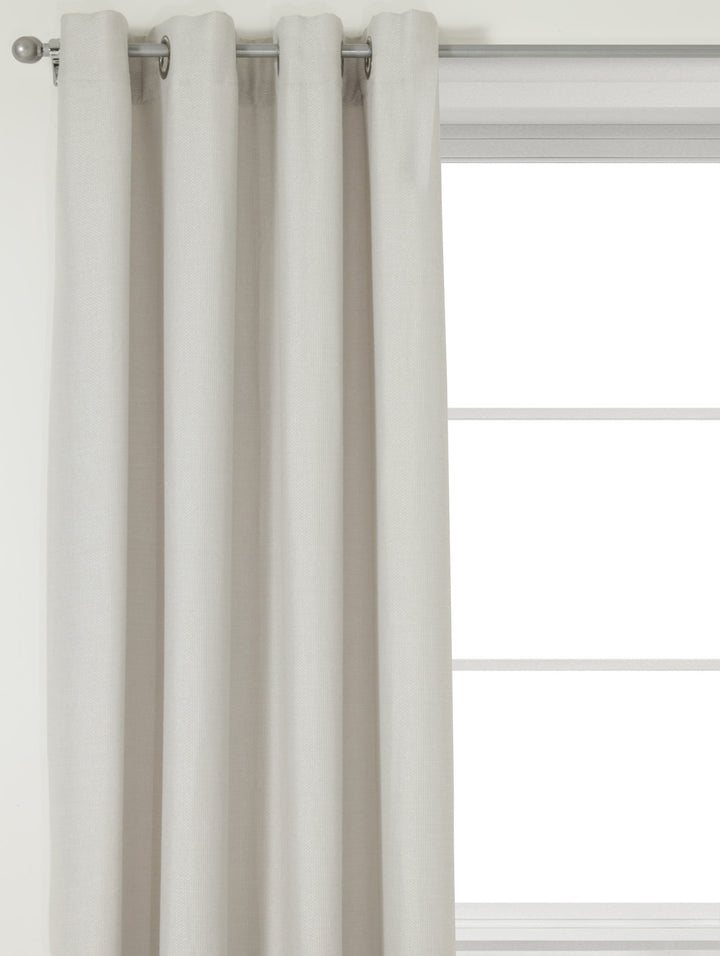 Seville Textured Lined Curtain - Eyelet