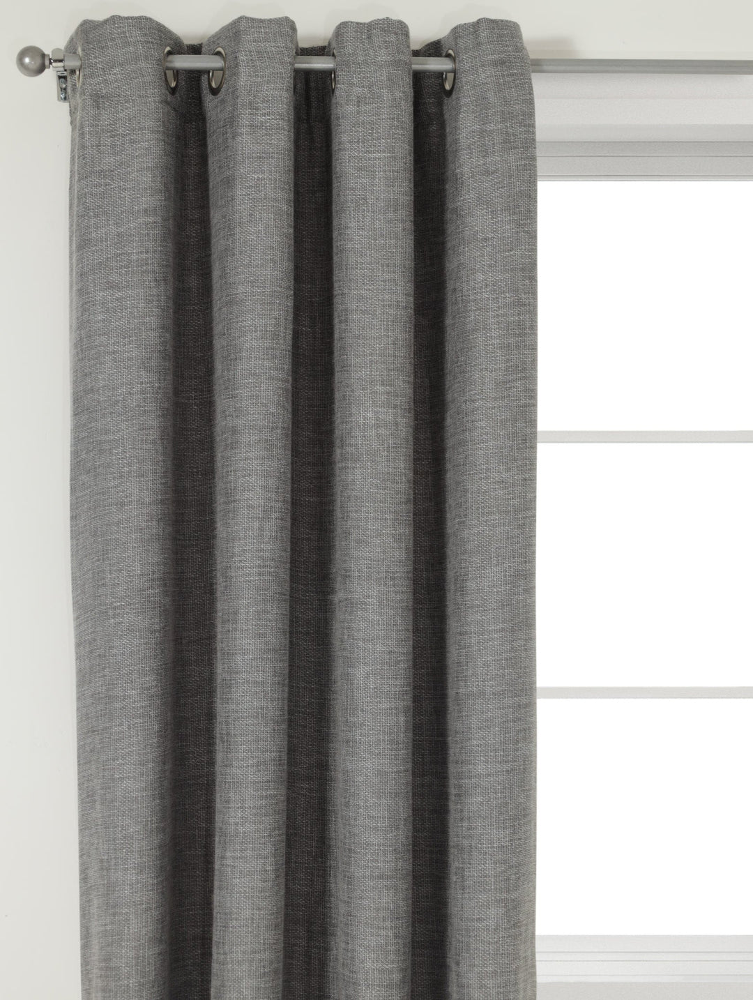 Seville Textured Lined Curtain - Eyelet