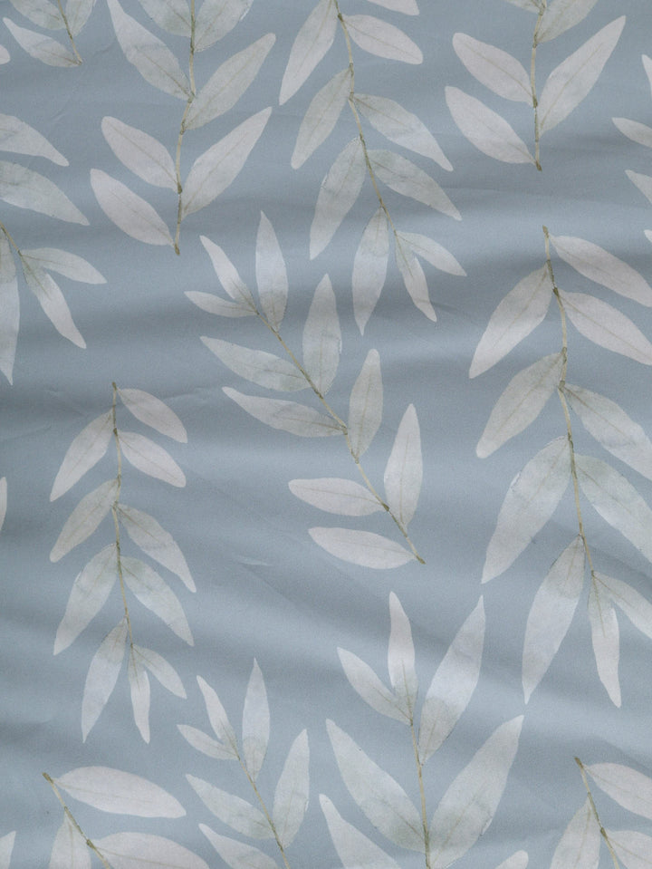 Lola Leaf Duvet Set - Blue