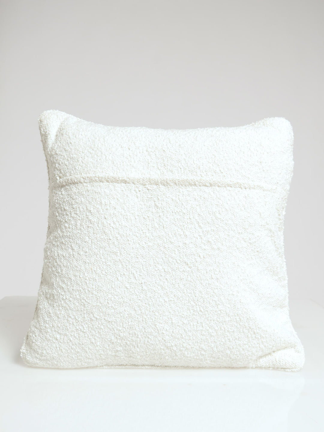 Boucle Cushion with Piping