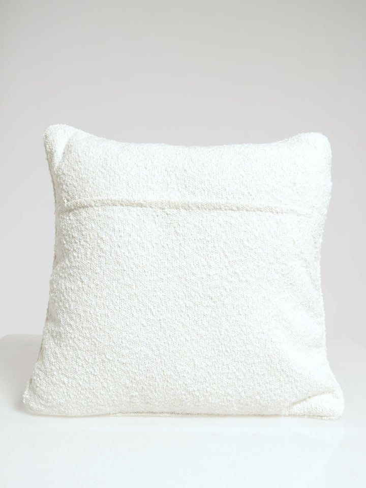 Boucle Cushion with Piping