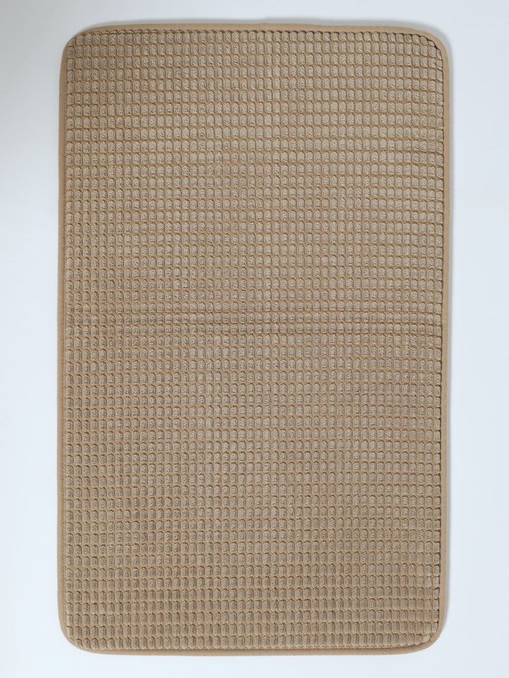 Popcorn Memory Foam Bathmat - Mocha