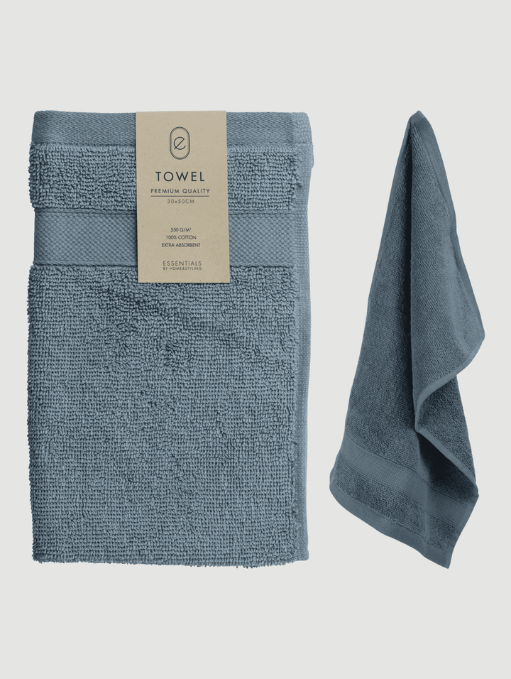 Luxury Cotton Towels - Blue