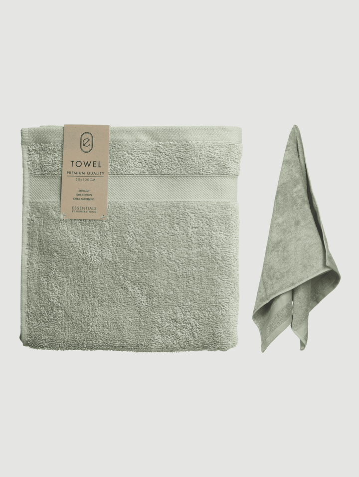 Luxury Cotton Towels - Sage