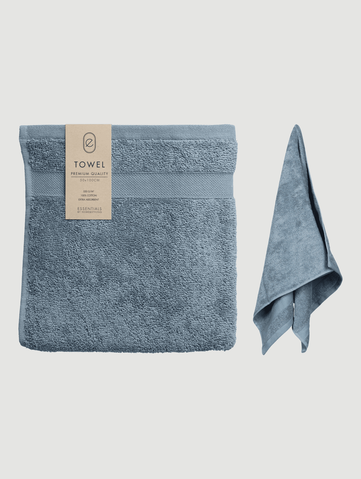 Luxury Cotton Towels - Blue