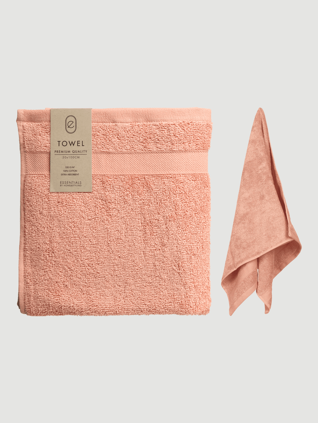 Luxury Cotton Towels - Blush