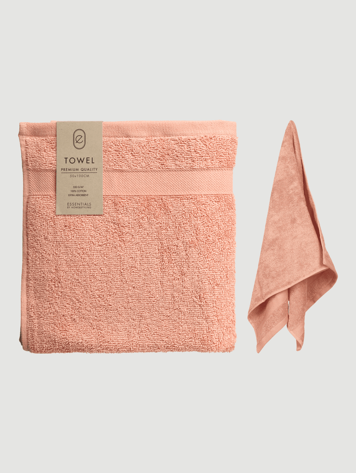 Luxury Cotton Towels - Blush