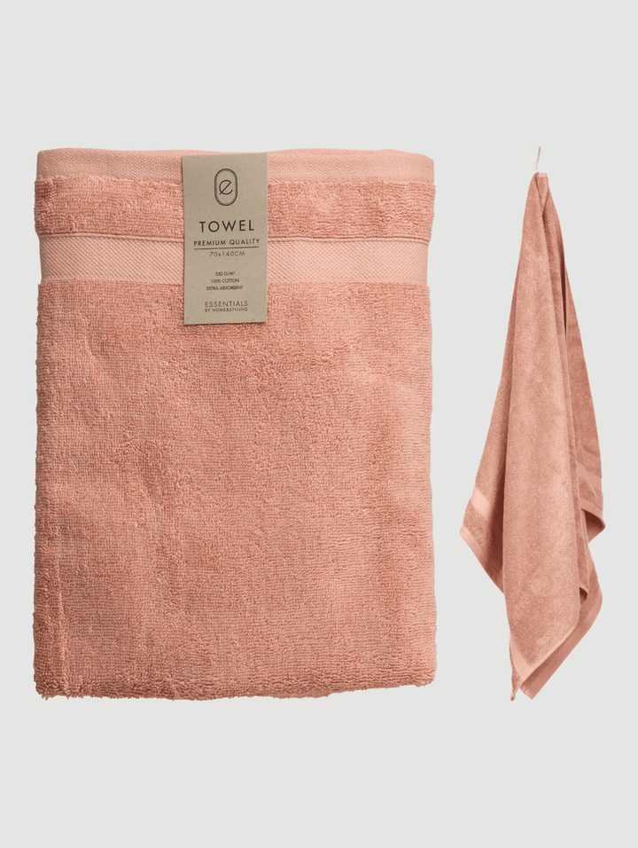 Luxury Cotton Towels - Blush