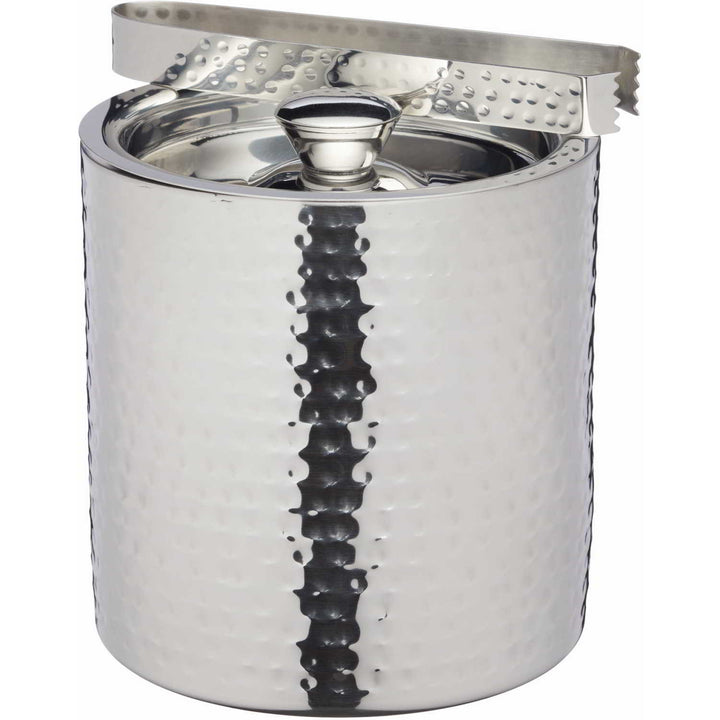 Barcraft Small Hammered Ice Bucket With Lid