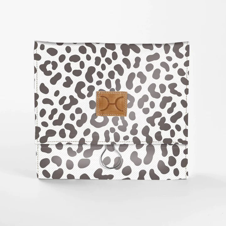 Roll up Toiletry Laminated Fabric - Cheetah