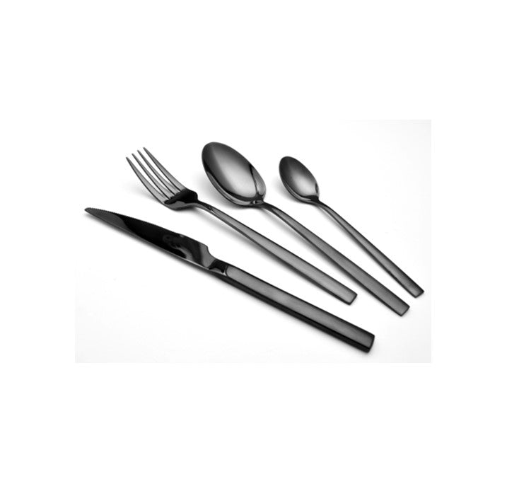 Salton Black 16 Piece Cutlery Set