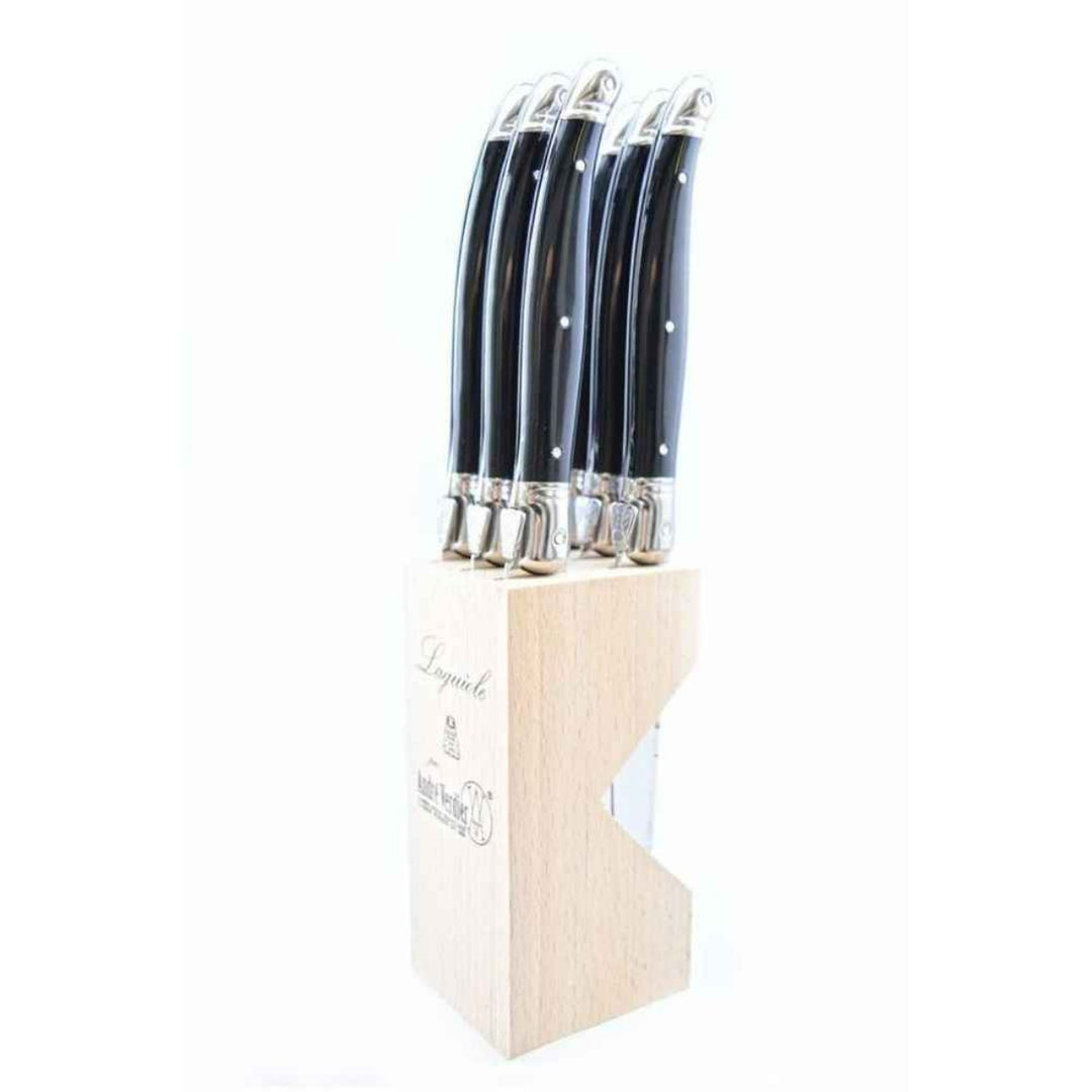 Andre Verdier Steak Knife Set with Wooden Stand