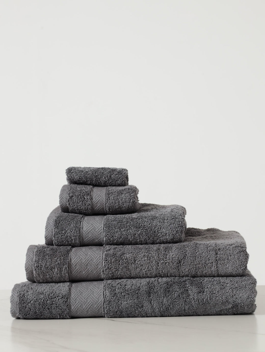 Luxury Cotton Towels - Charcoal