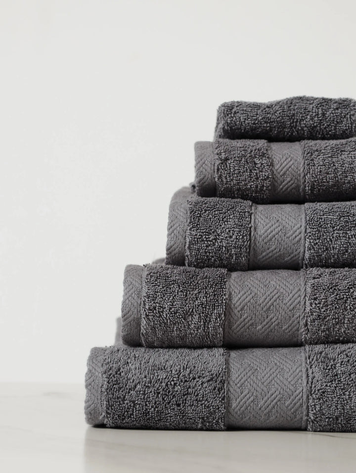 Luxury Cotton Towels - Charcoal