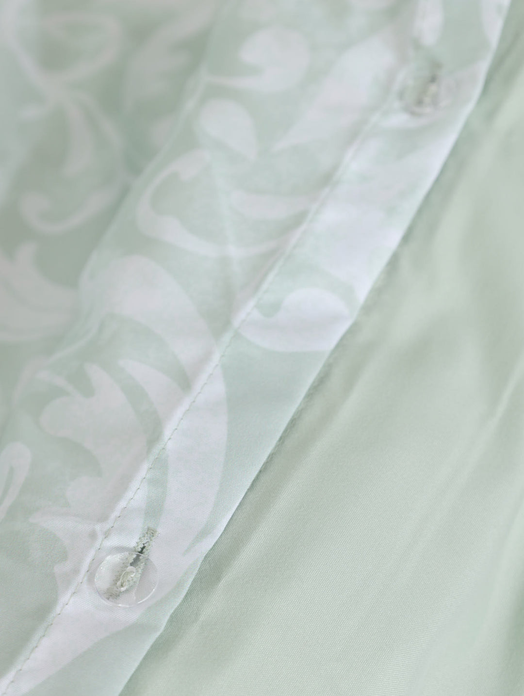 Filligree Printed Duvet Set - Seafoam