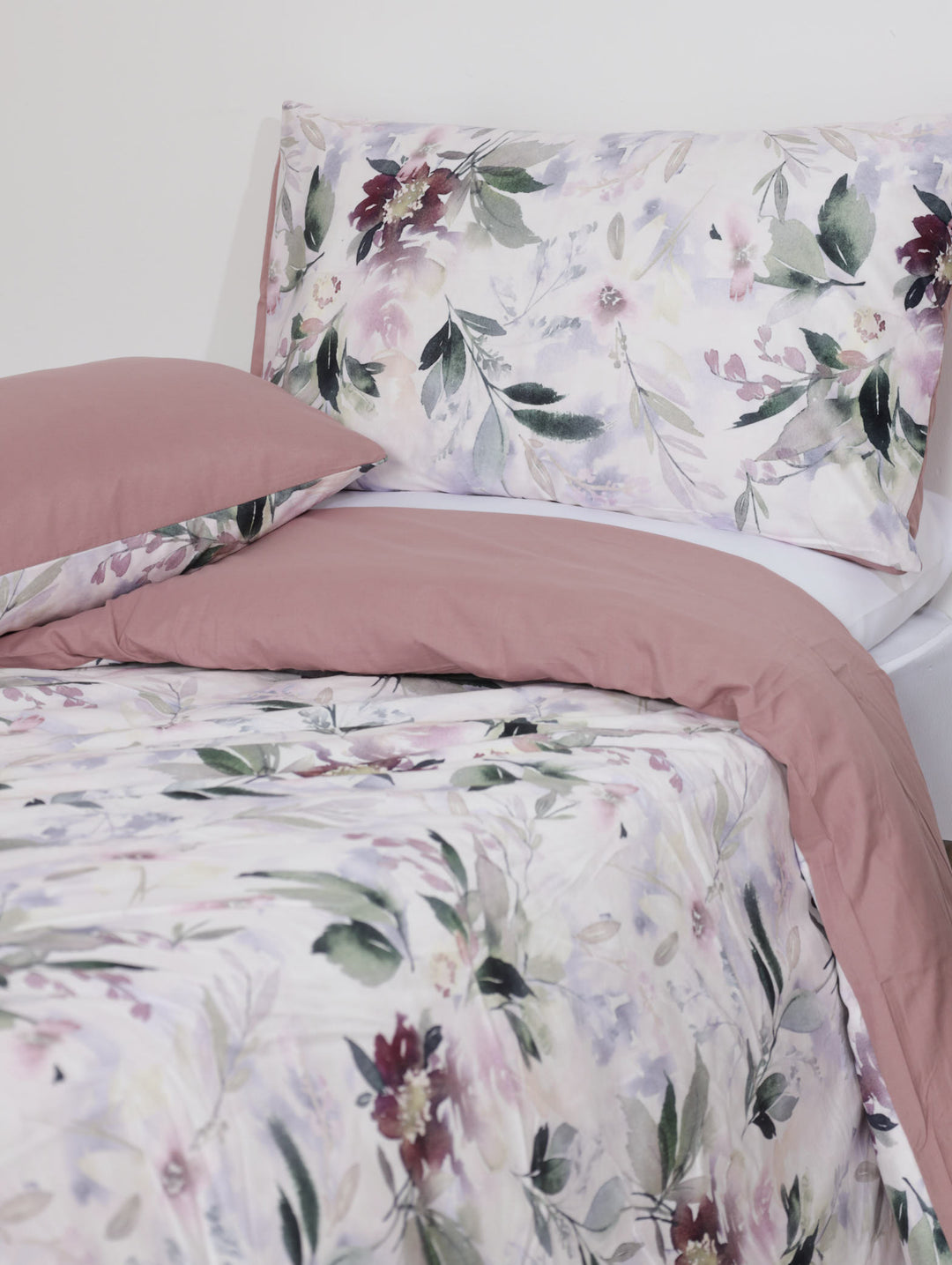 Delaware Floral Duvet - Mauve