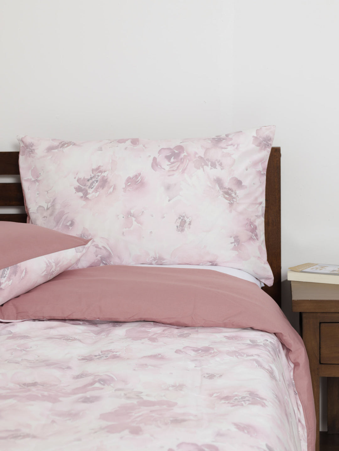 Victoria Floral Duvet - Mauve