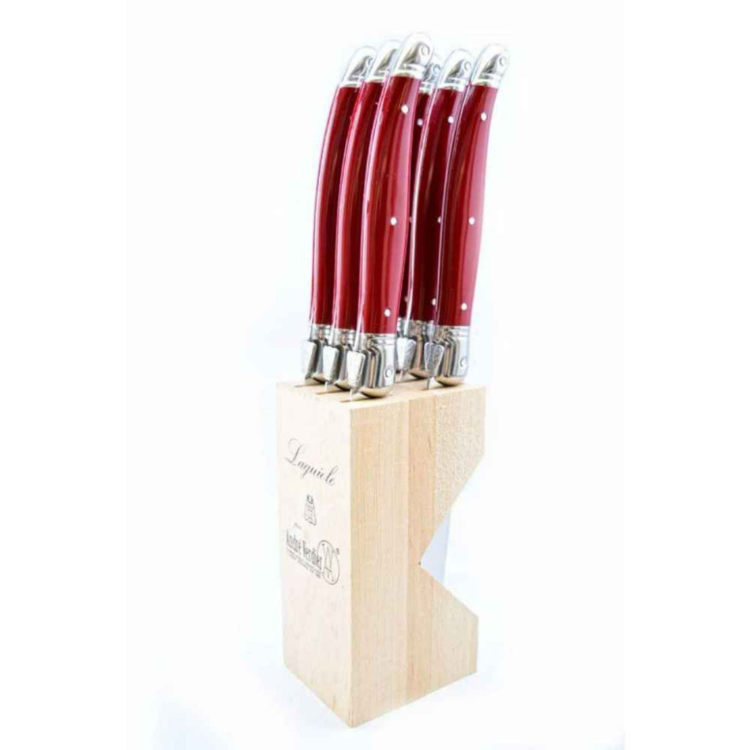 Andre Verdier Steak Knife Set with Wooden Stand