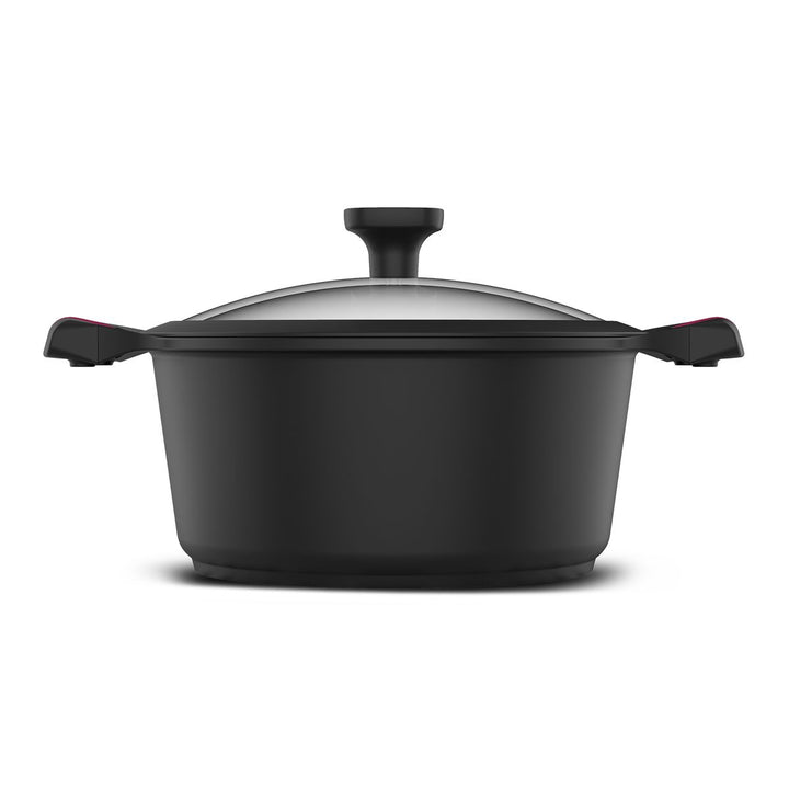 6.5L Great Moments - Cacerola 28cm Pot Cast Aluminium Black