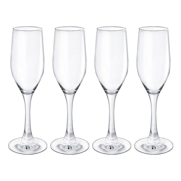 Borgonovo Ducale Flute Glass - 4 X 170ml