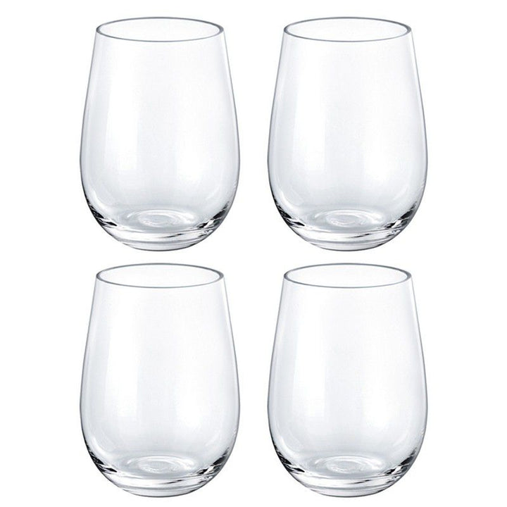 Borgonovo Ducale Stemless Glasses - 4 Pack Glasses