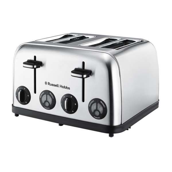 Russell Hobbs 4 Slice Stainless Steel Toaster