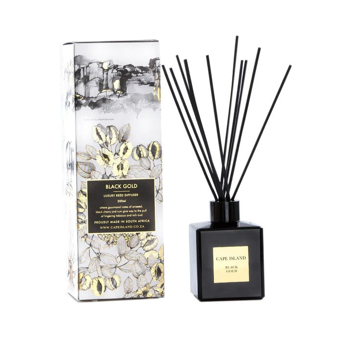 Cape Island Black Gold Fragranced Diffuser 200ml