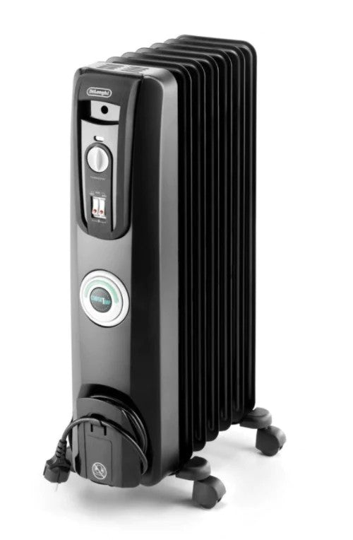 De'Longhi 1500W 7 Fin Oil Filled Radiator Heater with ComforTemp