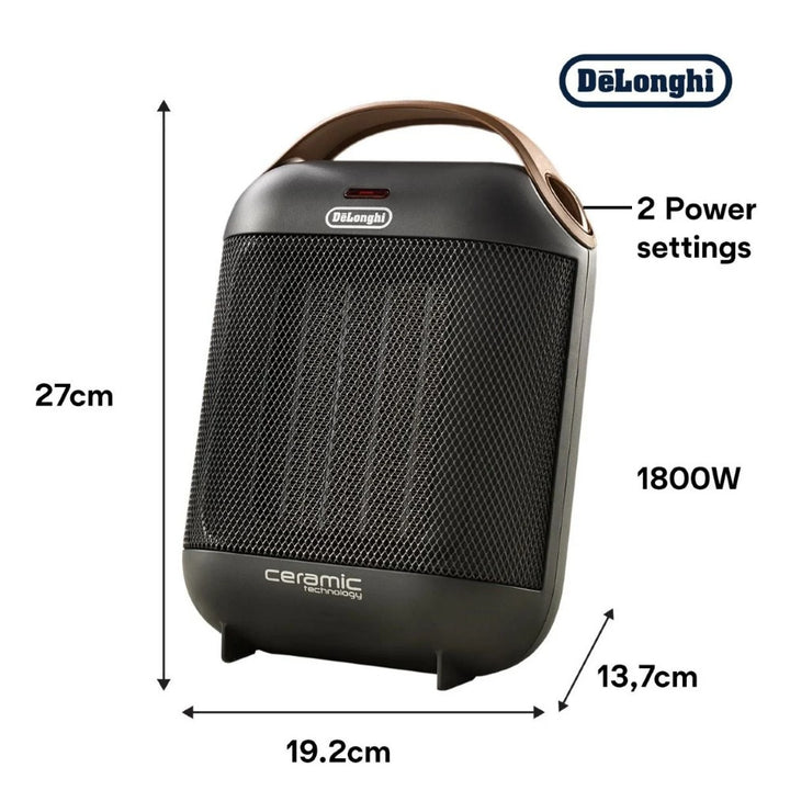 De'Longhi 1800W Ceramic Fan Heater