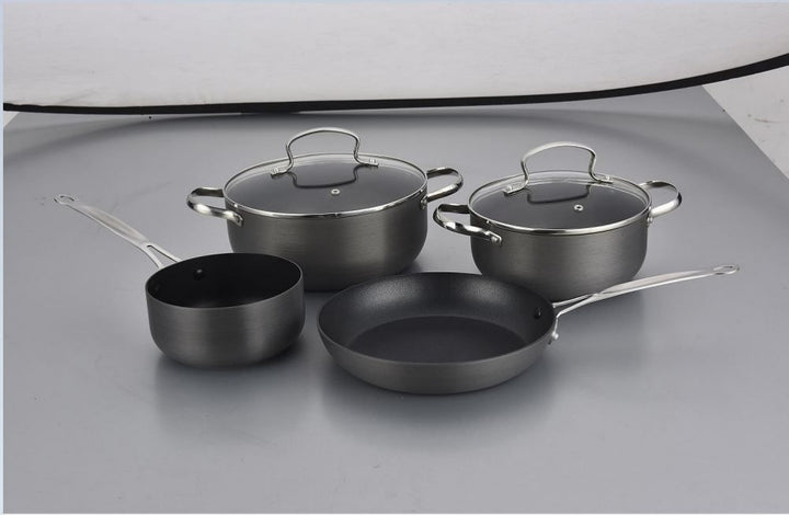 Russell Hobbs Classique 6 Piece Anodised & Stainless Steel Cookware Set