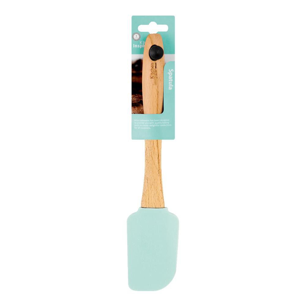 Kitchen Inspire Beechwood & Silicone Spatula