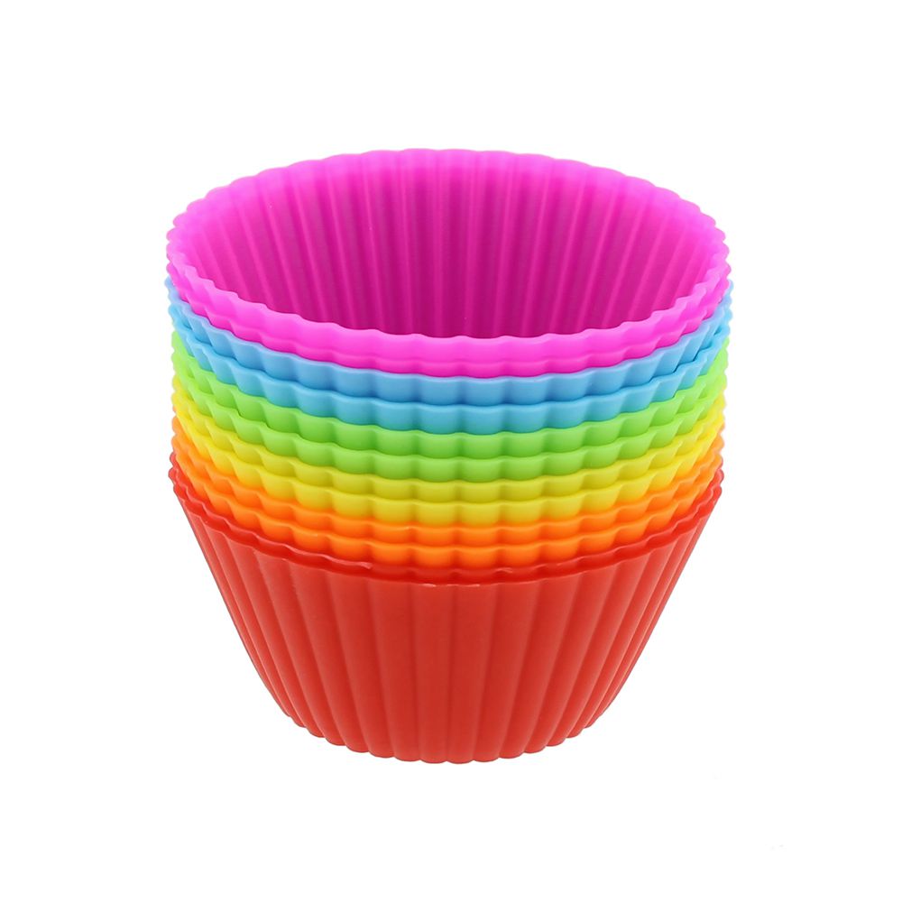 Creative 12 Piece Silicone Muffin Cups