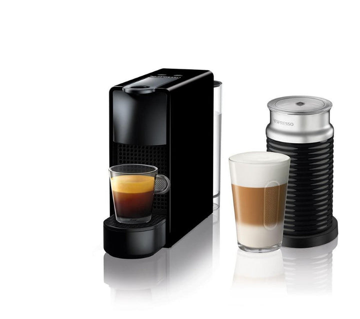 Nespresso Essenza Mini Coffee Machine Bundle With Milk Frother