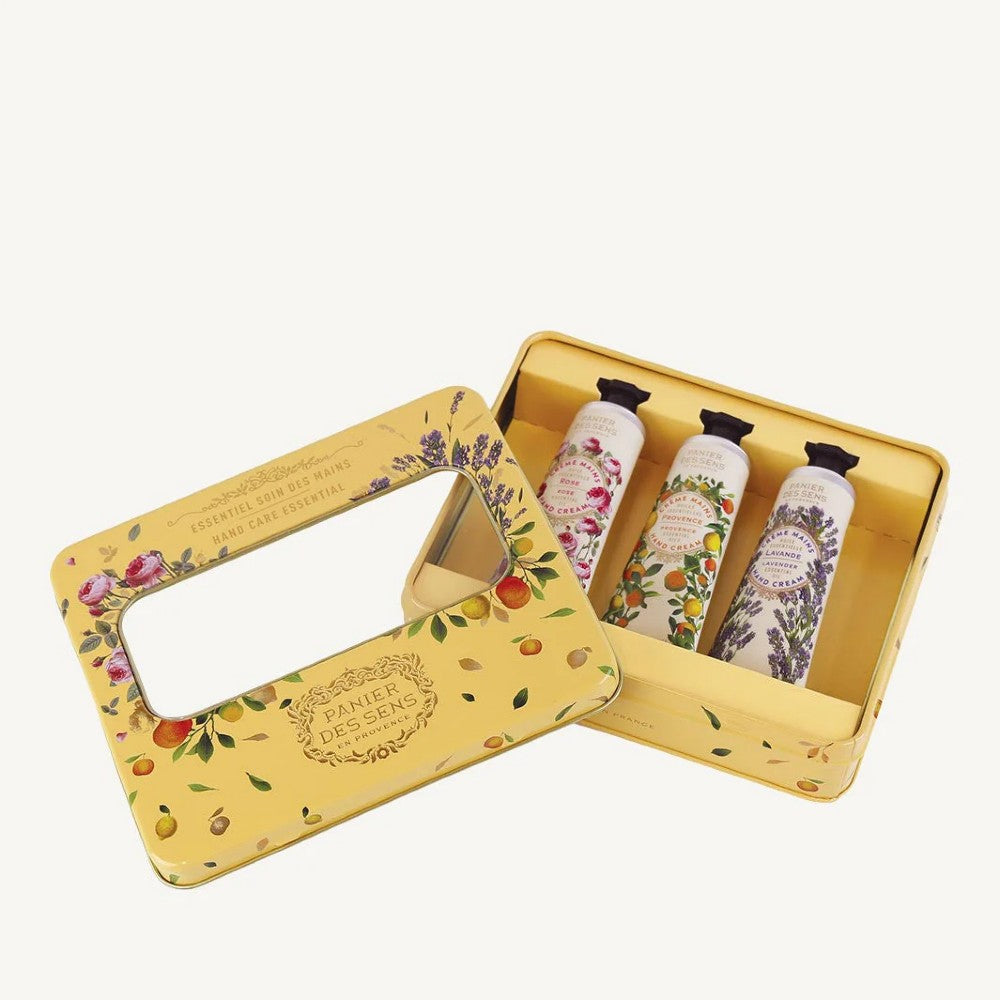 Panier Des Sens Tin Box - The Essentials Set of 3 Hand Creams