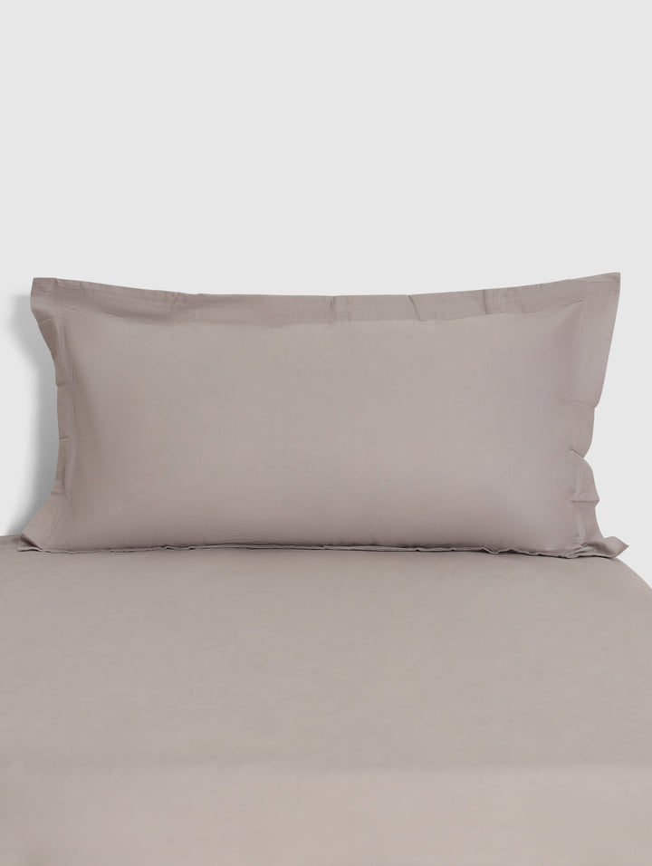 100% Cotton Percale Oxford King Pillowcases - 2 Pack