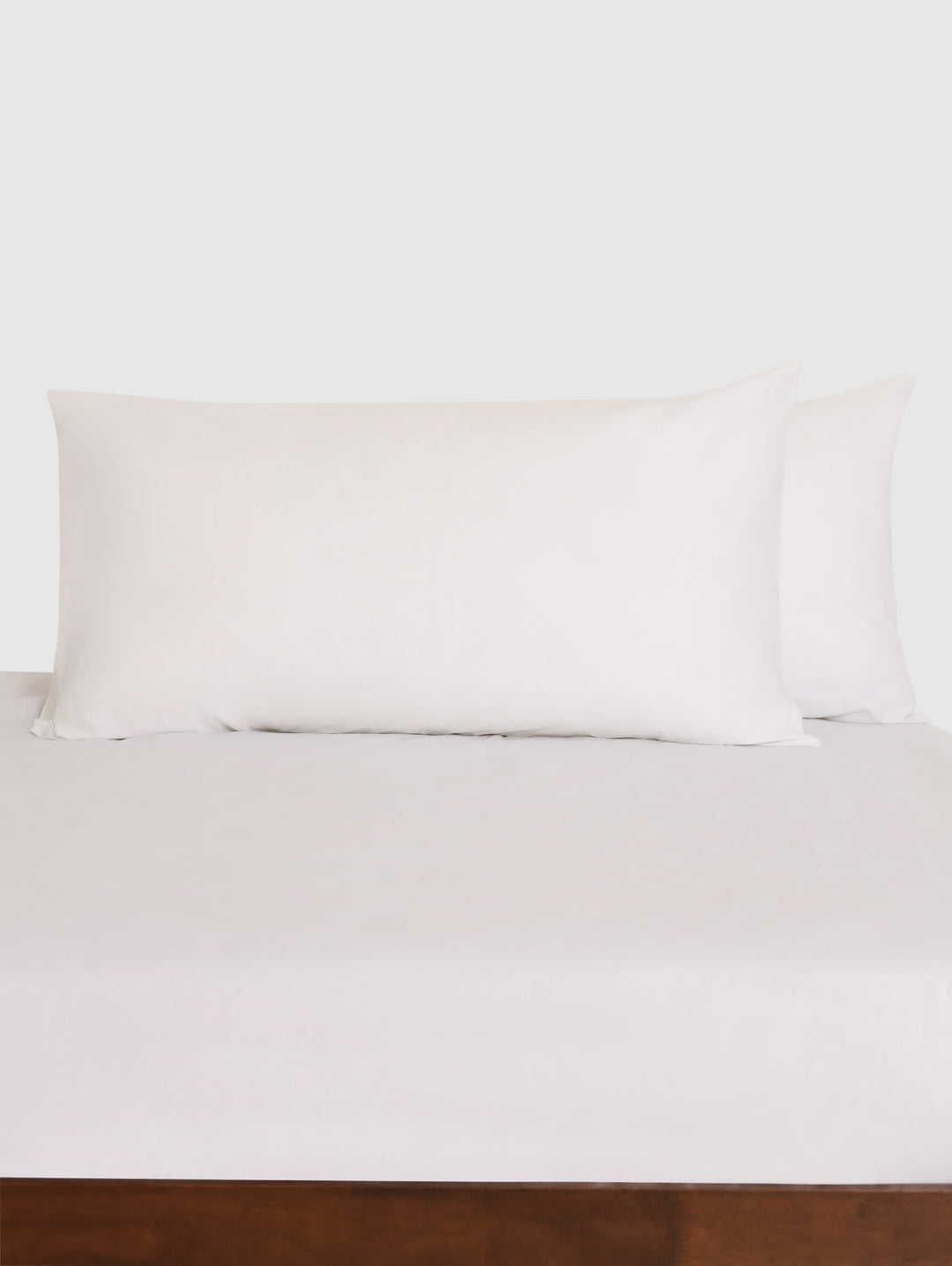 100% Cotton Percale Standard King Pillowcases - 2 Pack