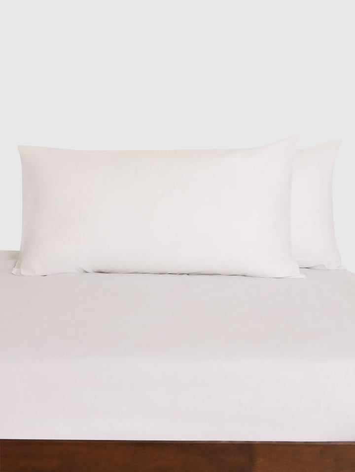 100% Cotton Percale Standard King Pillowcases - 2 Pack